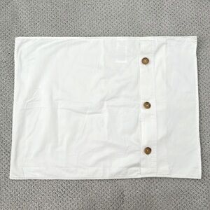 Pottery Barn Organic Cotton Standard Pillow Sham in Classic Ivory